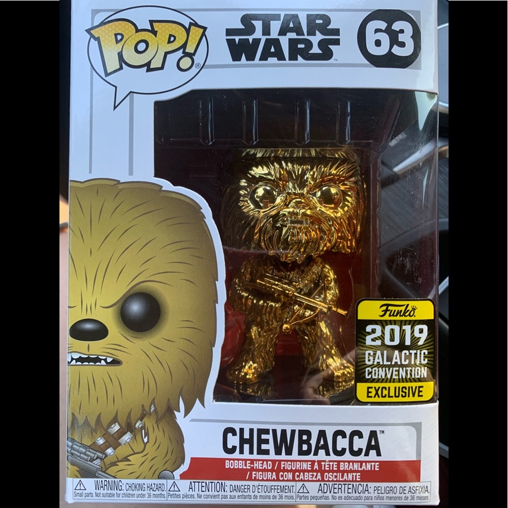 Chewbacca Star Wars Funko POP exclusive NIB #63